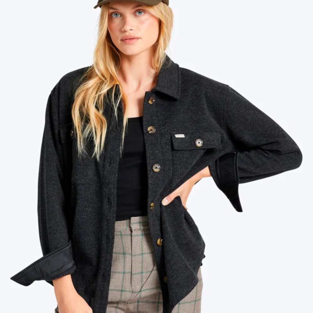 Brixton Bagby Shirt Jacket - Black (M)